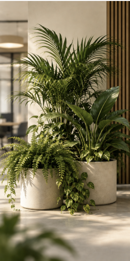 Bepflanzung des Pakets Flora